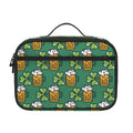 Cute Saint Patrick's Day Pattern Print Portable Lunch Bag