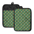 Cute Saint Patrick's Day Pattern Print Pot Holders With Pocket