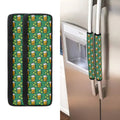 Cute Saint Patrick's Day Pattern Print Refrigerator Handle Covers
