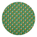Cute Saint Patrick's Day Pattern Print Round Blanket