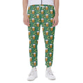 Cute Saint Patrick's Day Pattern Print Joggers