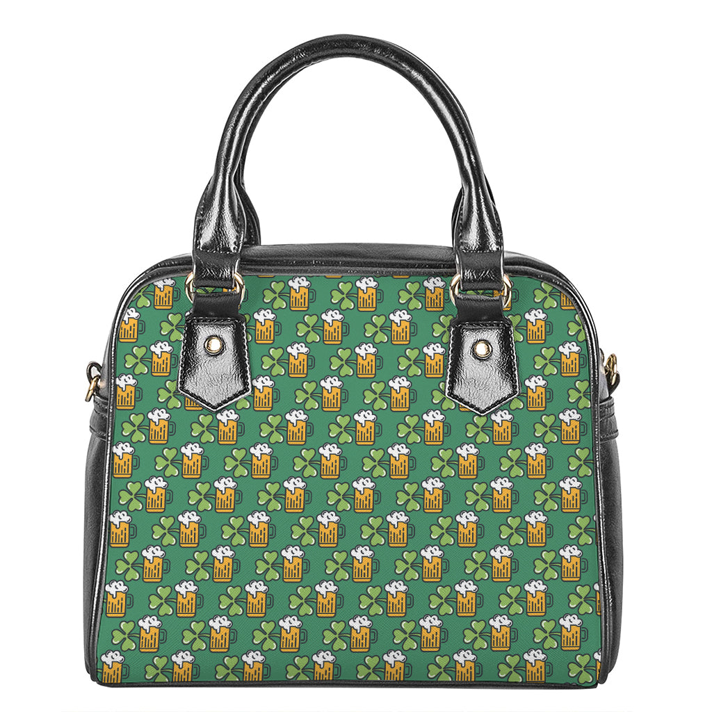Cute Saint Patrick's Day Pattern Print Shoulder Handbag