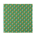 Cute Saint Patrick's Day Pattern Print Silk Bandana