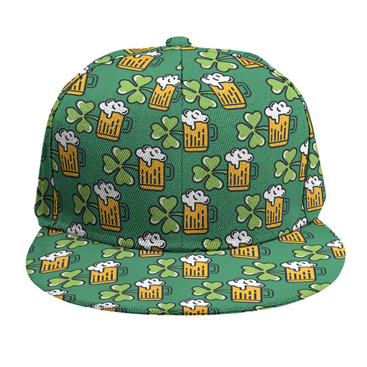 Cute Saint Patrick's Day Pattern Print Snapback Cap