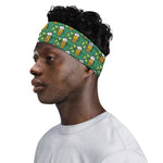 Cute Saint Patrick's Day Pattern Print Sports Headband