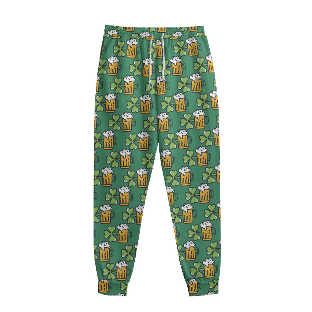 Cute Saint Patrick's Day Pattern Print Sweatpants