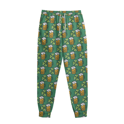 Cute Saint Patrick's Day Pattern Print Sweatpants