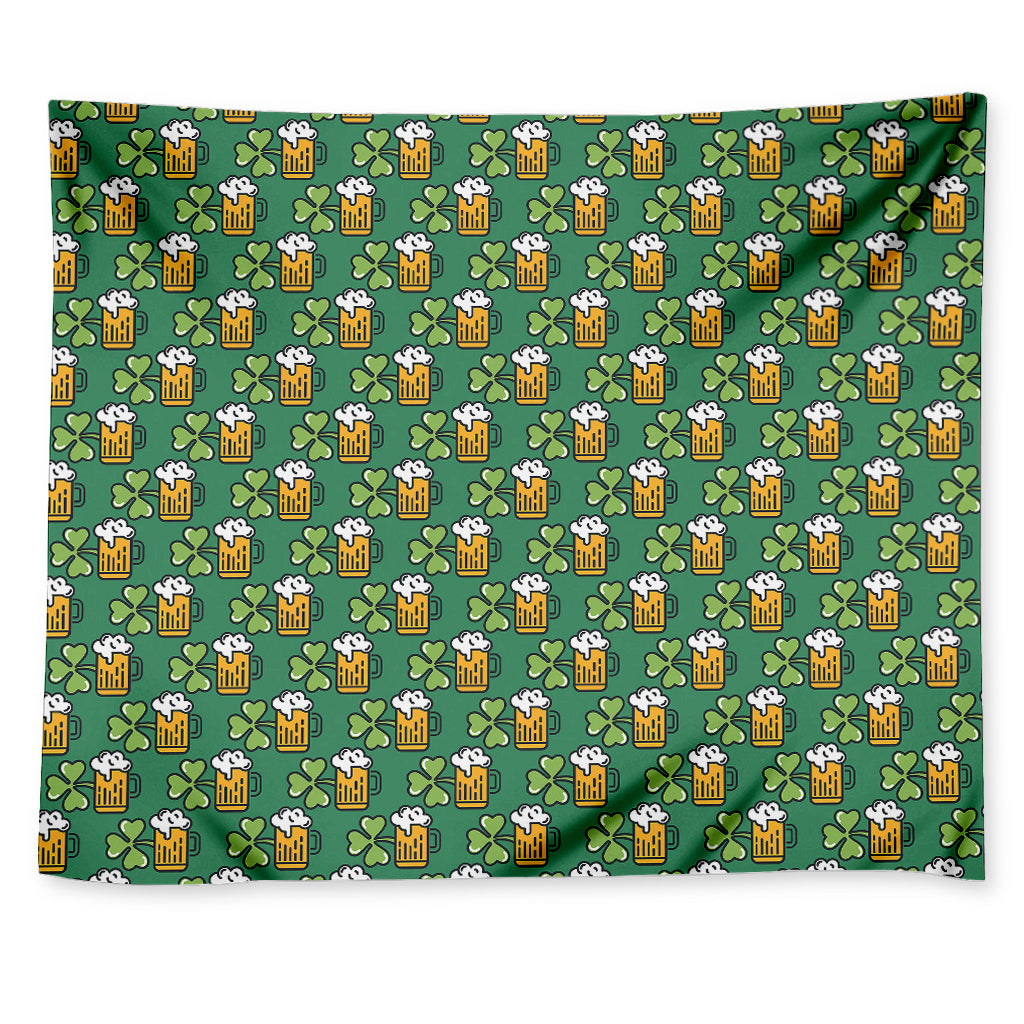 Cute Saint Patrick's Day Pattern Print Tapestry