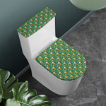 Cute Saint Patrick's Day Pattern Print Toilet Lid And Tank Cover Set