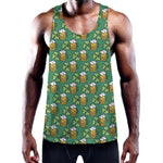 Cute Saint Patrick's Day Pattern Print Training Tank Top