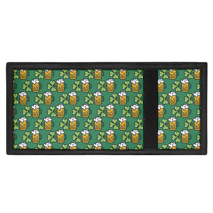 Cute Saint Patrick's Day Pattern Print Trifold Wallet