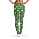 Cute Saint Patrick's Day Pattern Print Women's Leggings