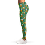 Cute Saint Patrick's Day Pattern Print Women's Leggings