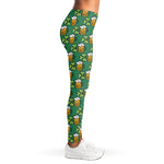 Cute Saint Patrick's Day Pattern Print Women's Leggings