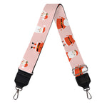 Cute Santa Claus Pattern Print Bag Strap