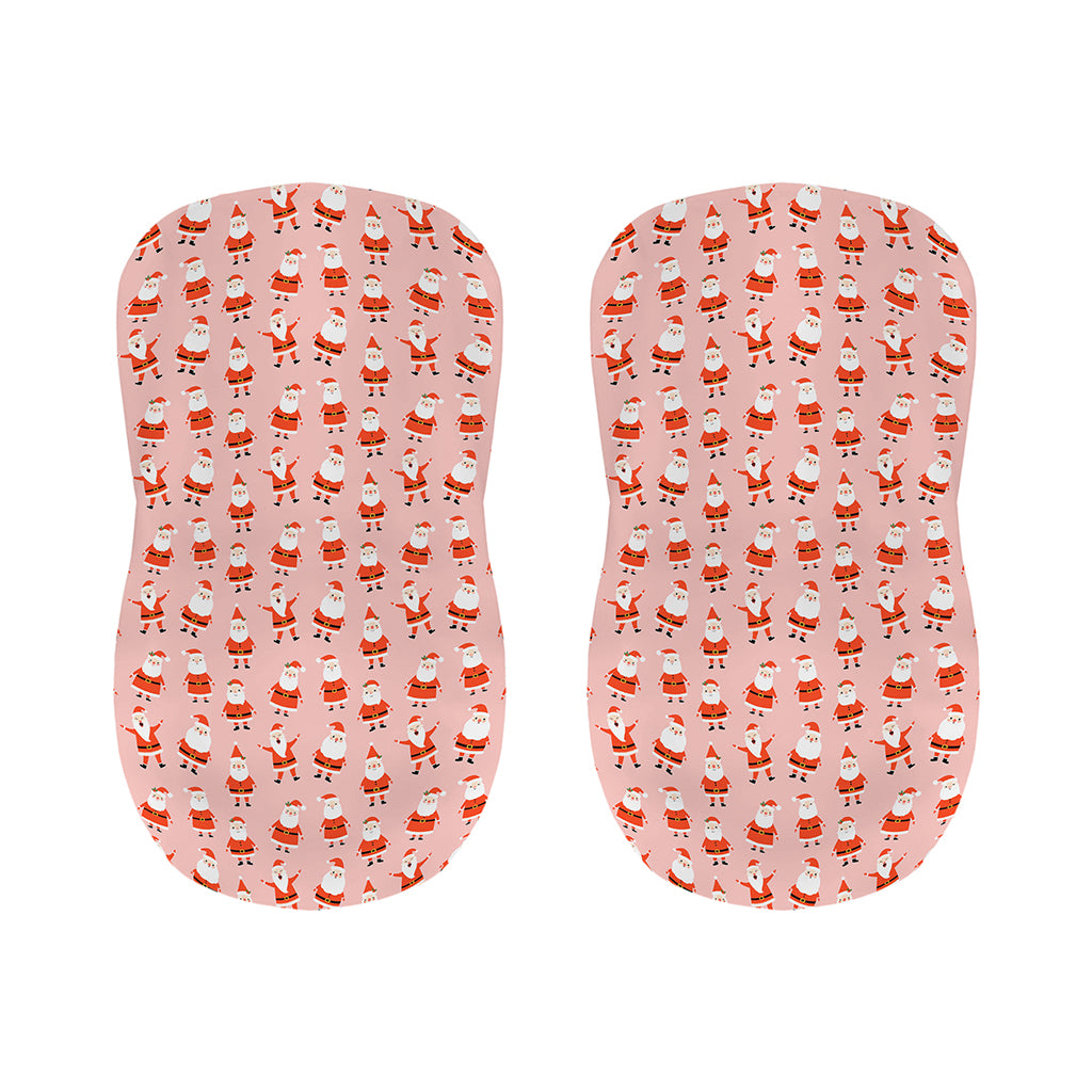 Cute Santa Claus Pattern Print Bar Stool Covers