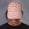 Cute Santa Claus Pattern Print Baseball Cap