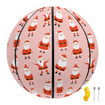 Cute Santa Claus Pattern Print Basketball