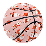 Cute Santa Claus Pattern Print Basketball
