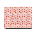 Cute Santa Claus Pattern Print Bifold Wallet