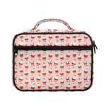 Cute Santa Claus Pattern Print Briefcase Bible Bag