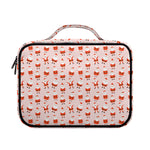 Cute Santa Claus Pattern Print Briefcase Bible Bag