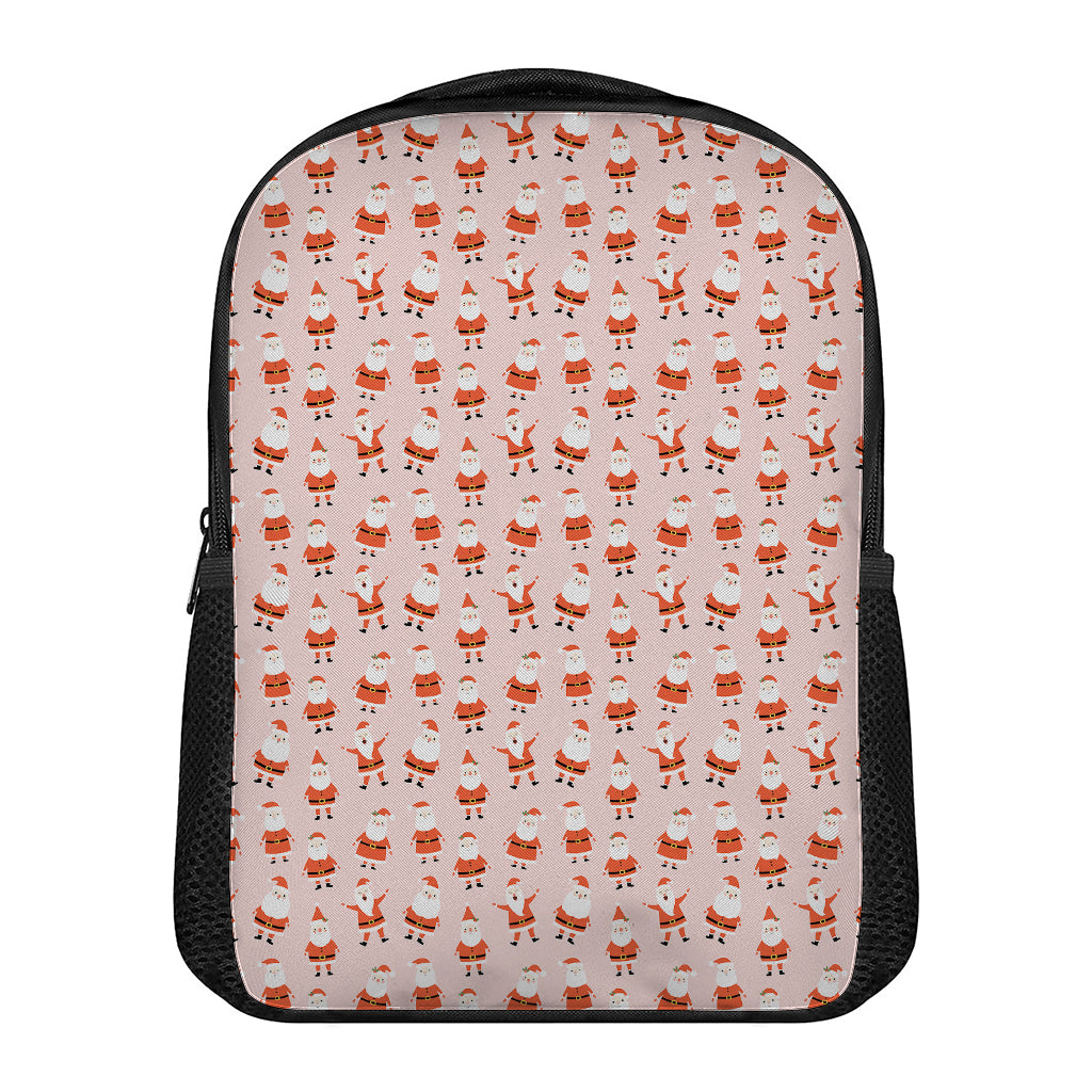 Cute Santa Claus Pattern Print Casual Backpack