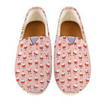 Cute Santa Claus Pattern Print Casual Shoes