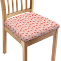 Cute Santa Claus Pattern Print Chair Cushion Cover