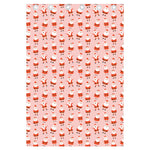 Cute Santa Claus Pattern Print Curtain
