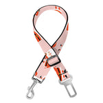 Cute Santa Claus Pattern Print Dog Seat Belt