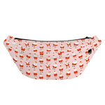 Cute Santa Claus Pattern Print Fanny Pack