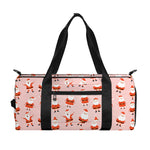 Cute Santa Claus Pattern Print Gym Bag