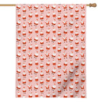 Cute Santa Claus Pattern Print House Flag