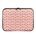 Cute Santa Claus Pattern Print Laptop Sleeve