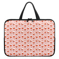 Cute Santa Claus Pattern Print Laptop Sleeve With Handle