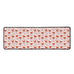 Cute Santa Claus Pattern Print Long Kitchen Mat