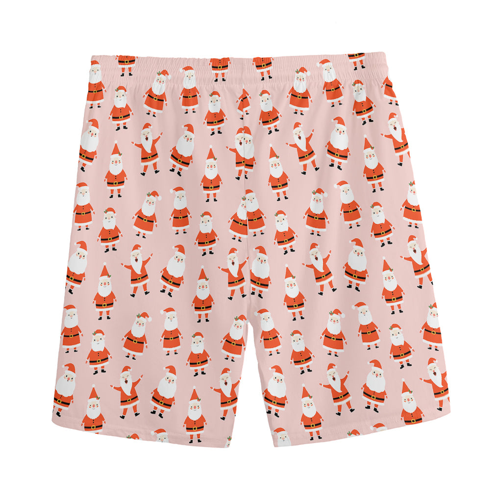 Cute Santa Claus Pattern Print Men's Sports Shorts