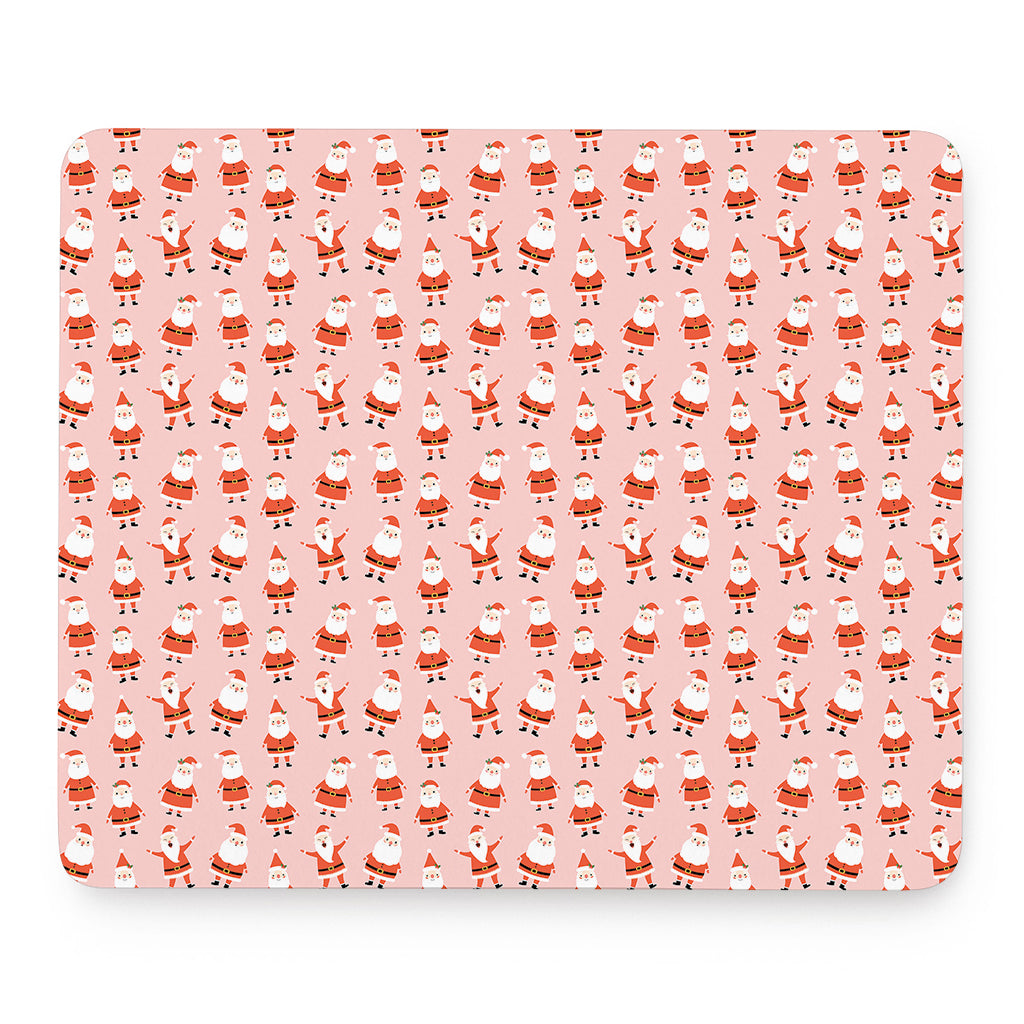 Cute Santa Claus Pattern Print Mouse Pad