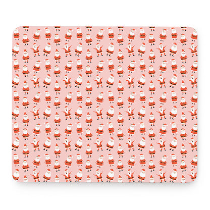 Cute Santa Claus Pattern Print Mouse Pad