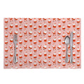 Cute Santa Claus Pattern Print Placemat