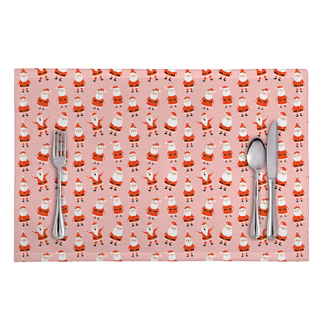 Cute Santa Claus Pattern Print Placemat