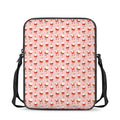 Cute Santa Claus Pattern Print Rectangular Crossbody Bag