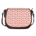 Cute Santa Claus Pattern Print Saddle Bag