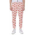 Cute Santa Claus Pattern Print Joggers