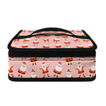 Cute Santa Claus Pattern Print Small Lunch Bag