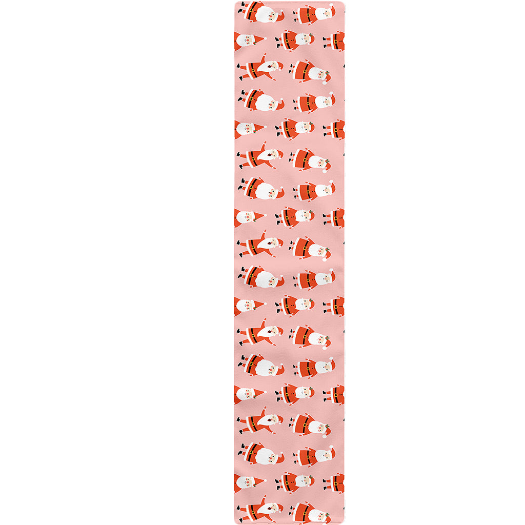 Cute Santa Claus Pattern Print Table Runner