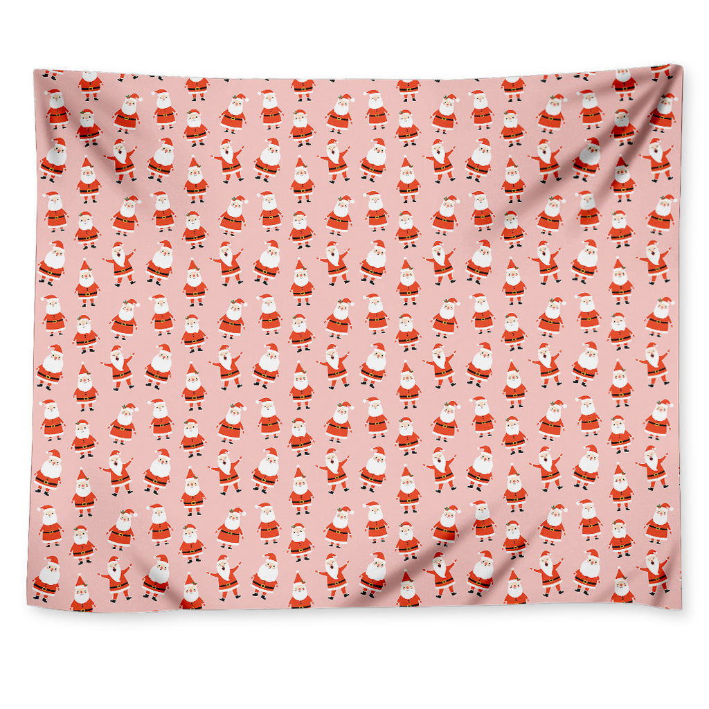 Cute Santa Claus Pattern Print Tapestry