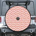 Cute Santa Claus Pattern Print Tire Cover With Camera Hole