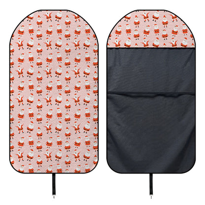 Cute Santa Claus Pattern Print Waterproof Car Seat Cover